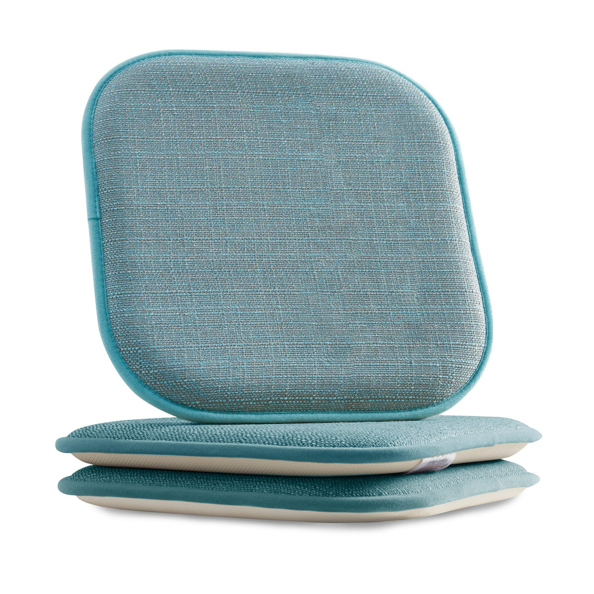 Elegant Comfort 2 Pack Textured Chair Cushion Covers - Skid-Proof Rubber Backing