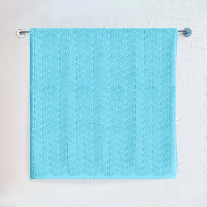 Elegant Comfort 1-Piece Premium Turkish Cotton Braided Jumbo Towel, 35x 70 inch
