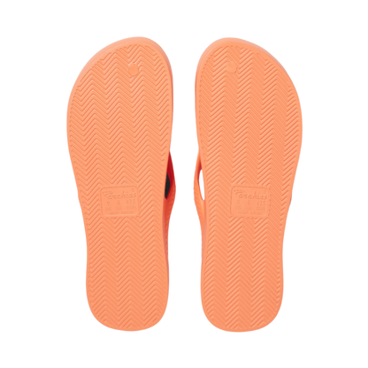 Archies Arch Support Flip Flops - Peach