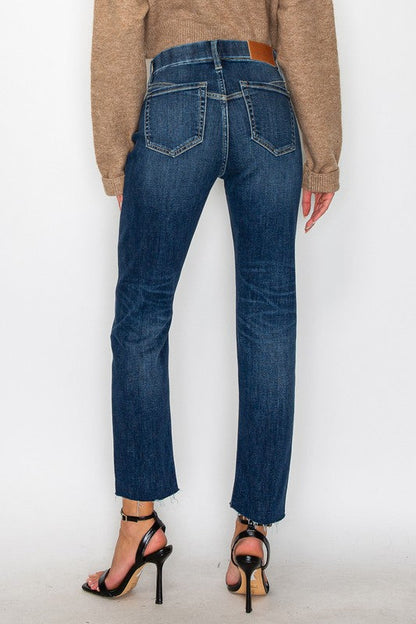 Francesca Tummy Control High Rise Straight Jeans