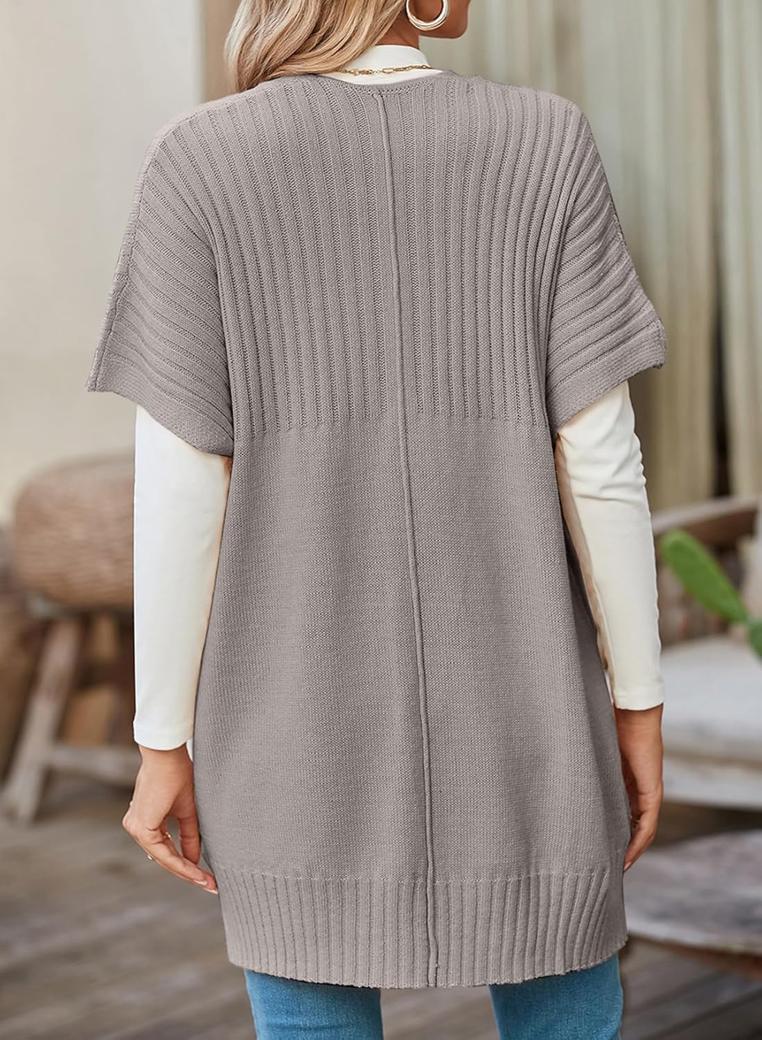 ✨Women's Lightweight Short Sleeve Knitted Cardigan
