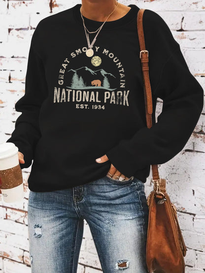 National Park printed hoodie