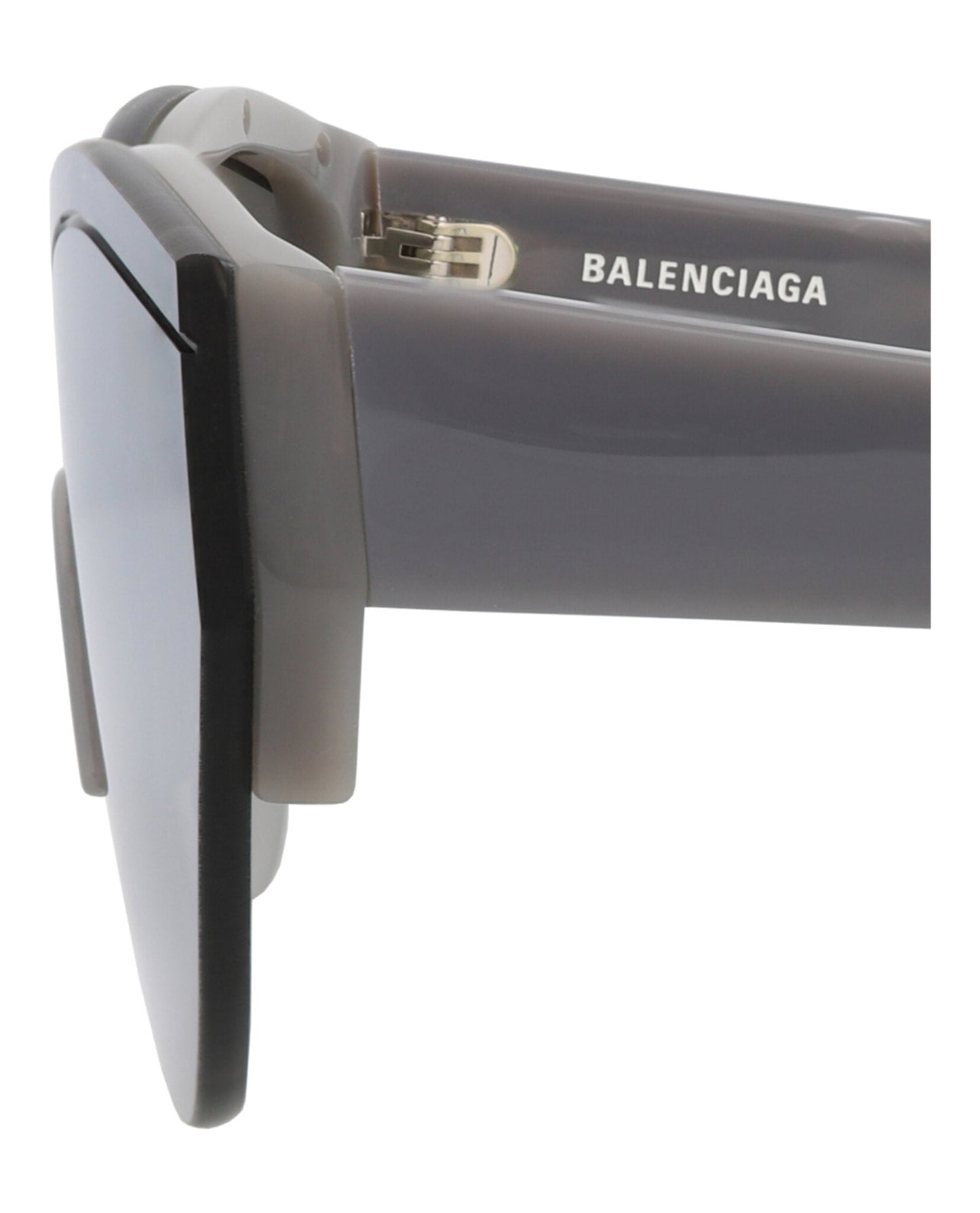 Balenciaga Shield-Frame Recycled Acetate Sunglasses