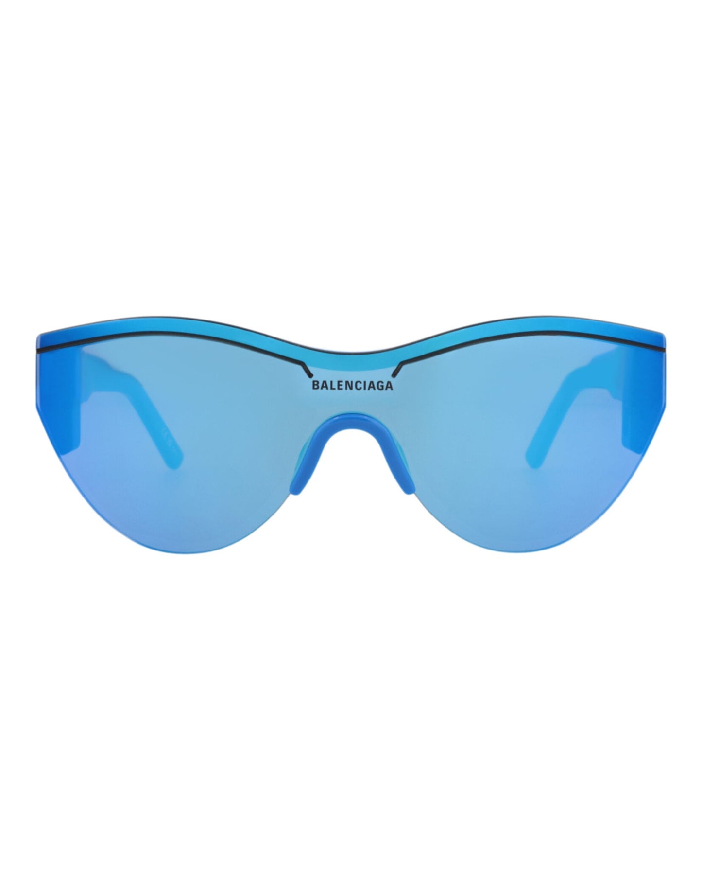 Balenciaga Shield-Frame Recycled Acetate Sunglasses