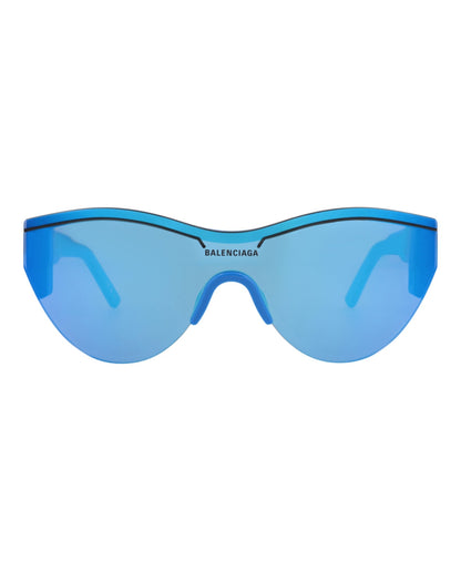 Balenciaga Shield-Frame Recycled Acetate Sunglasses