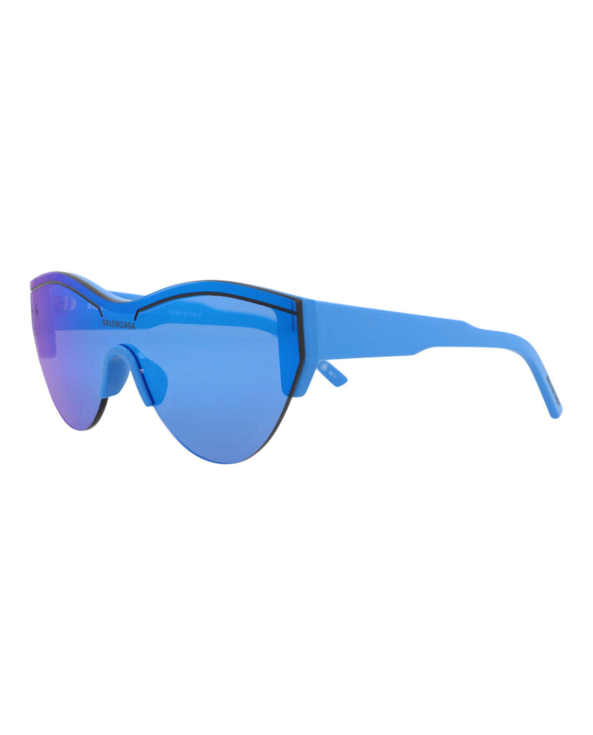Balenciaga Shield-Frame Recycled Acetate Sunglasses