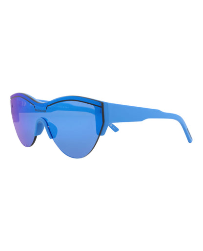 Balenciaga Shield-Frame Recycled Acetate Sunglasses