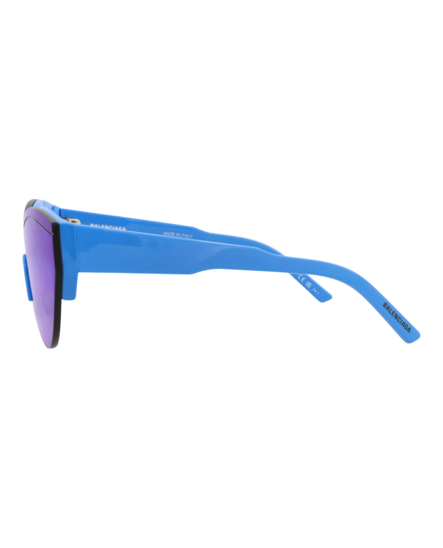 Balenciaga Shield-Frame Recycled Acetate Sunglasses