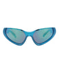 Balenciaga Shield-Frame Bio Injection Rilsan Sunglasses
