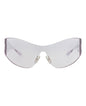 Balenciaga Shield-Frame Nylon Sunglasses