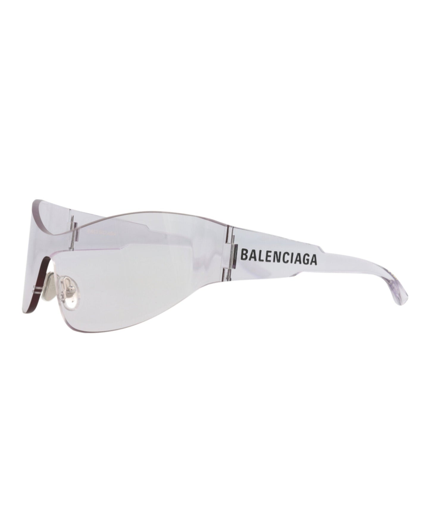 Balenciaga Shield-Frame Nylon Sunglasses