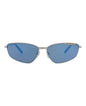 Balenciaga Square-Frame Metal Sunglasses