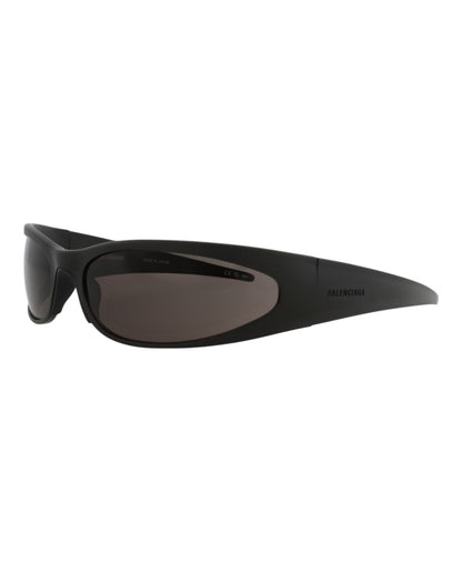 Balenciaga Shield-Frame Alluminium Sunglasses