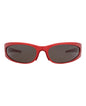 Balenciaga Shield-Frame Alluminium Sunglasses