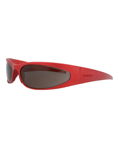 Balenciaga Shield-Frame Alluminium Sunglasses