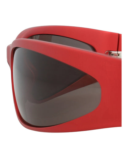 Balenciaga Shield-Frame Alluminium Sunglasses