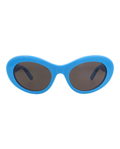 Balenciaga Round-Frame Recycled Acetate Sunglasses