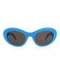Balenciaga Round-Frame Recycled Acetate Sunglasses