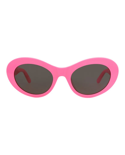 Balenciaga Round-Frame Recycled Acetate Sunglasses