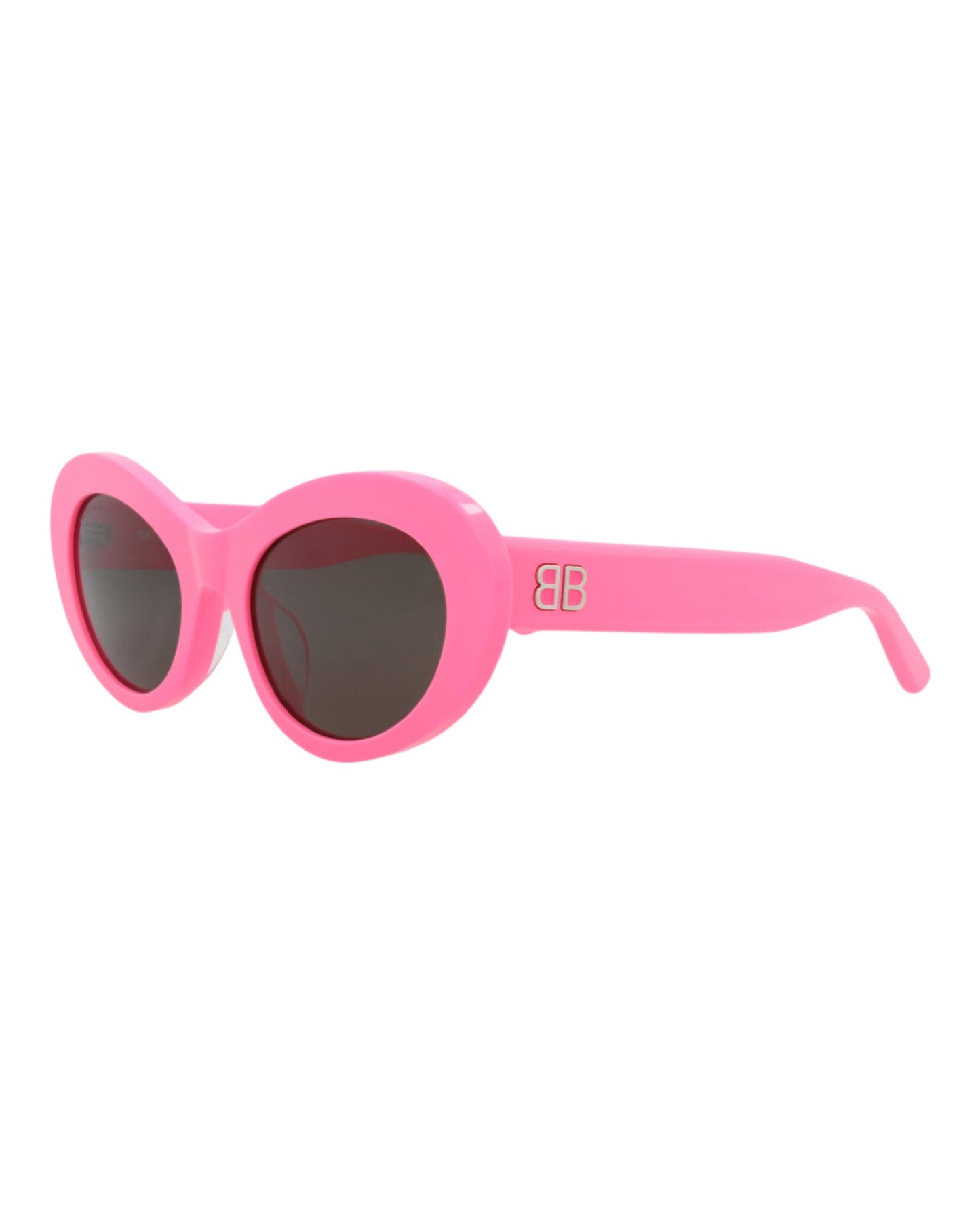 Balenciaga Round-Frame Recycled Acetate Sunglasses
