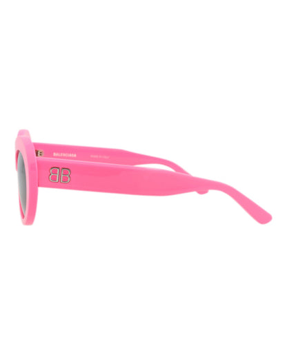 Balenciaga Round-Frame Recycled Acetate Sunglasses