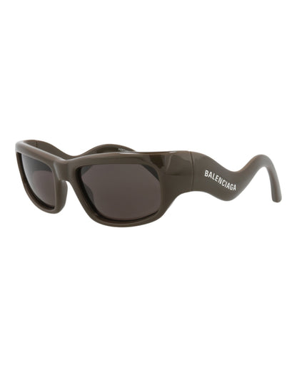 Balenciaga Square-Frame Bio Injection Sunglasses