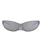 Balenciaga Shield-Frame Alluminium Sunglasses