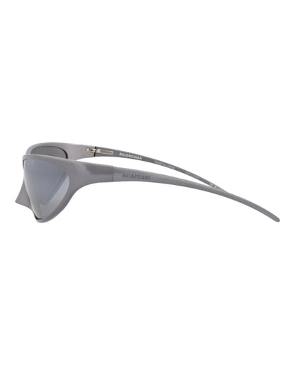 Balenciaga Shield-Frame Alluminium Sunglasses