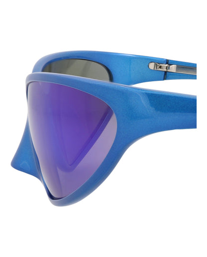 Balenciaga Shield-Frame Alluminium Sunglasses