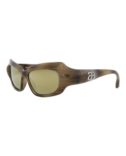 Balenciaga Square-Frame Bio Injection Sunglasses