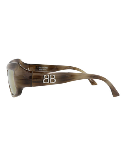 Balenciaga Square-Frame Bio Injection Sunglasses