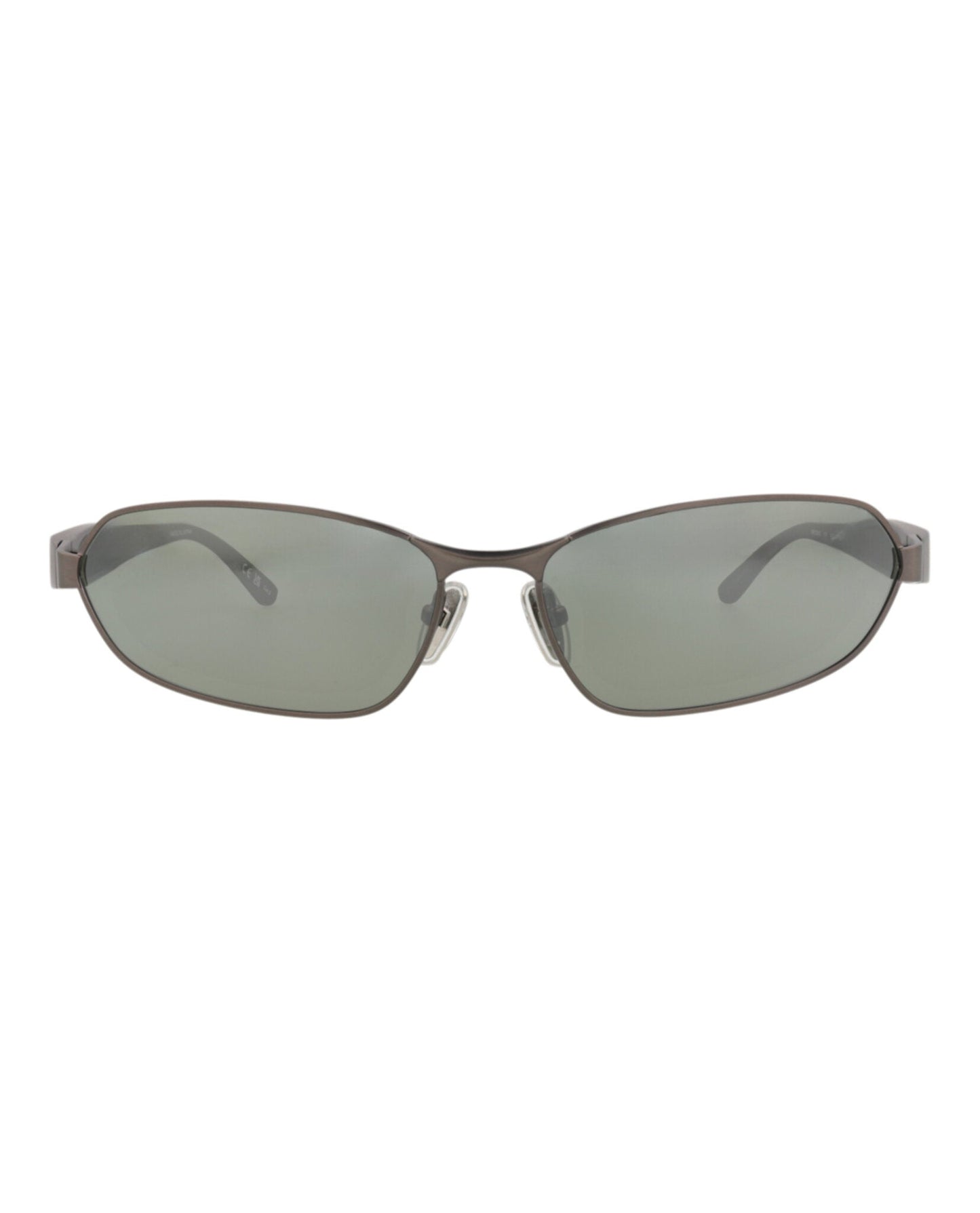 Balenciaga Square-Frame Metal Sunglasses
