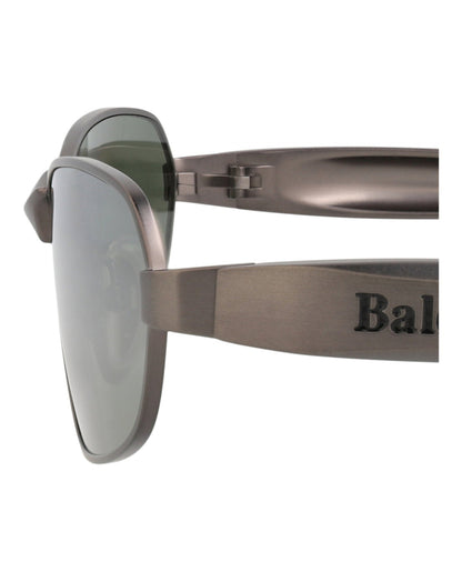 Balenciaga Square-Frame Metal Sunglasses