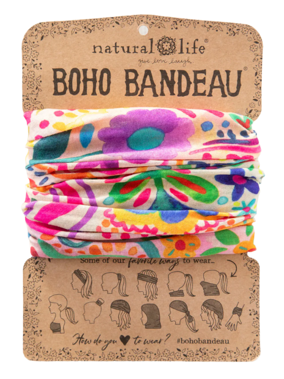 Natural Life Full Boho Bandeau Headband
