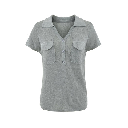 V-neck top for women