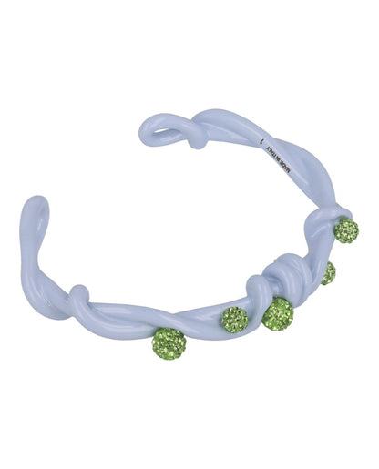 Givenchy Twisted Crystal Embellished Bracelet