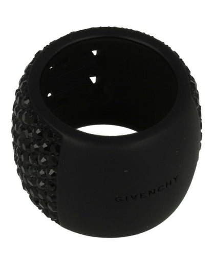 Givenchy 4G Ring in Metal With Crystals