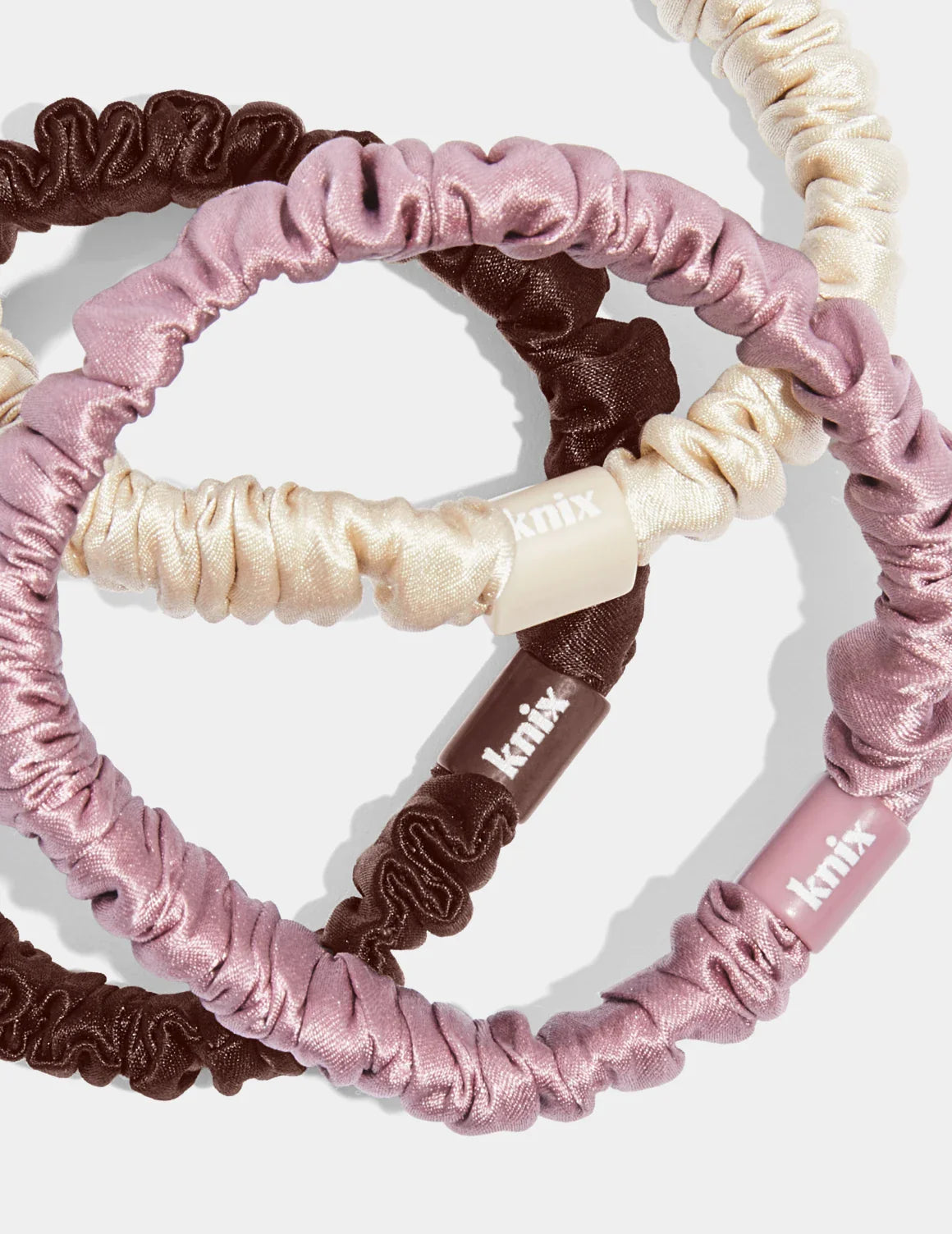 Silk Mini Scrunchies 3Pk