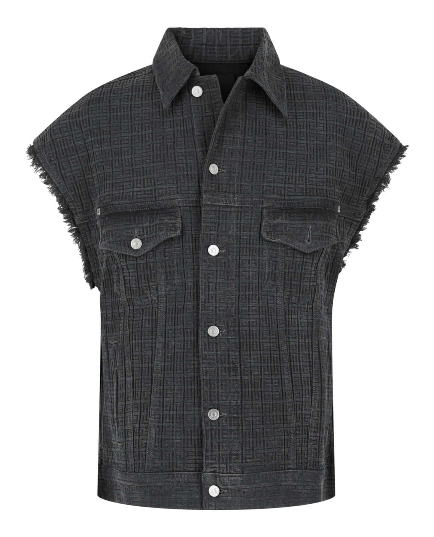 Givenchy Oversized 4G Denim Vest