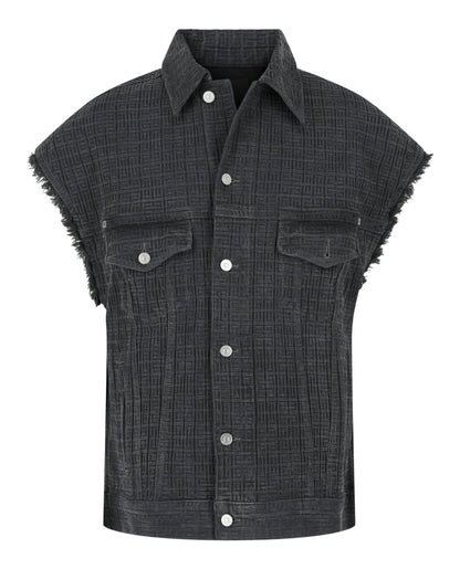 Givenchy Oversized 4G Denim Vest