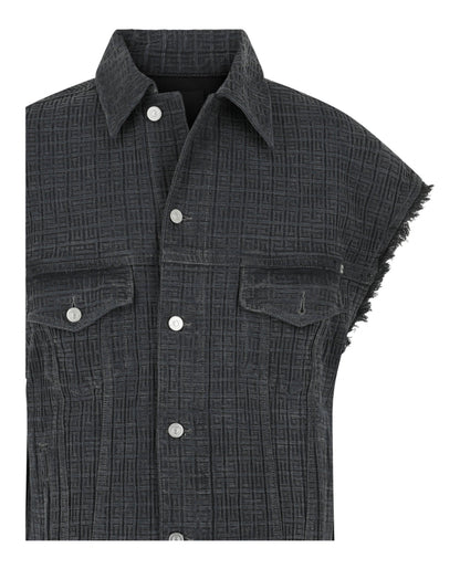 Givenchy Oversized 4G Denim Vest