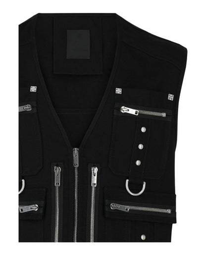Givenchy Multi-Pocket Wool Vest