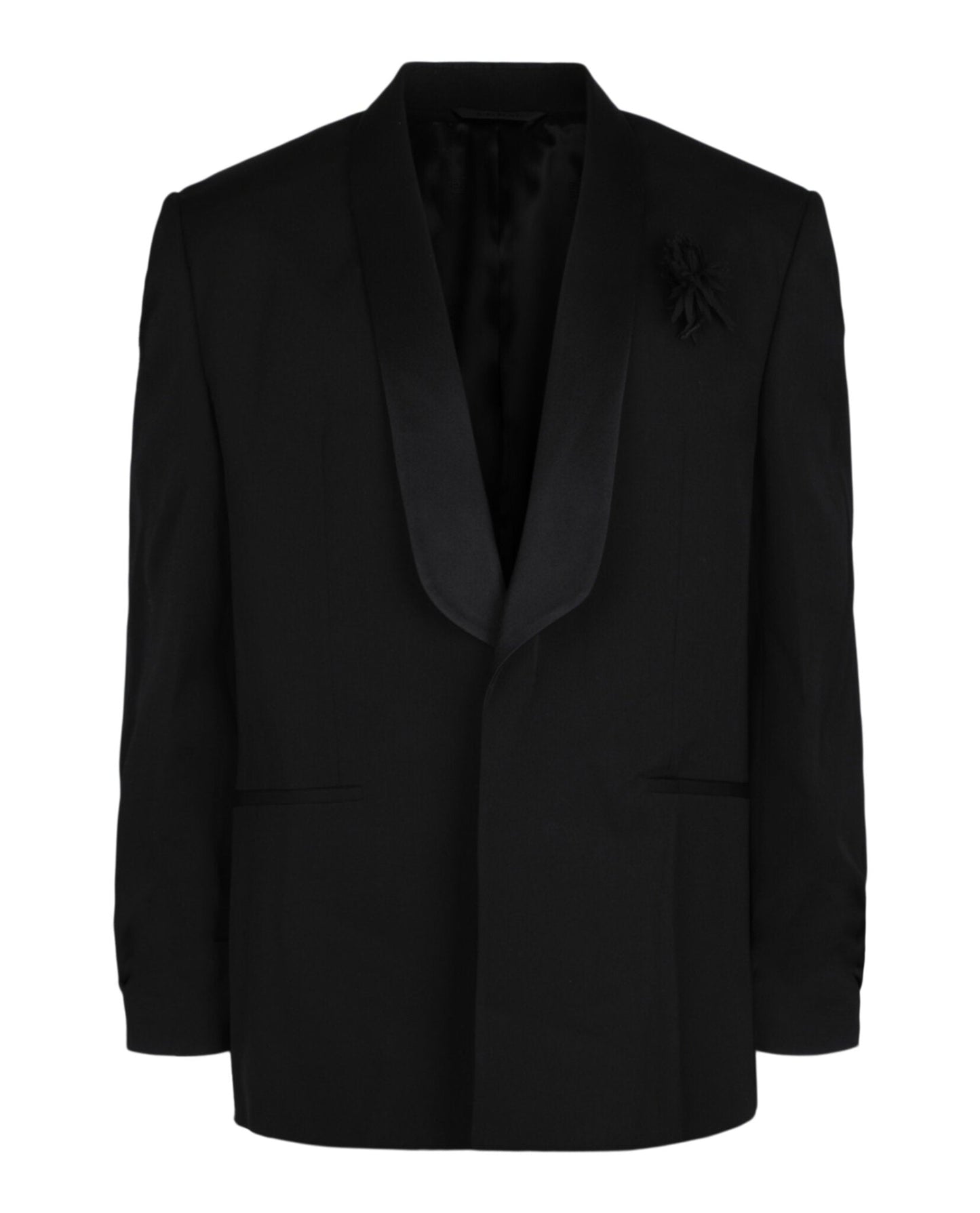 Givenchy Jacket in Wool With Satin Shawl Lapel
