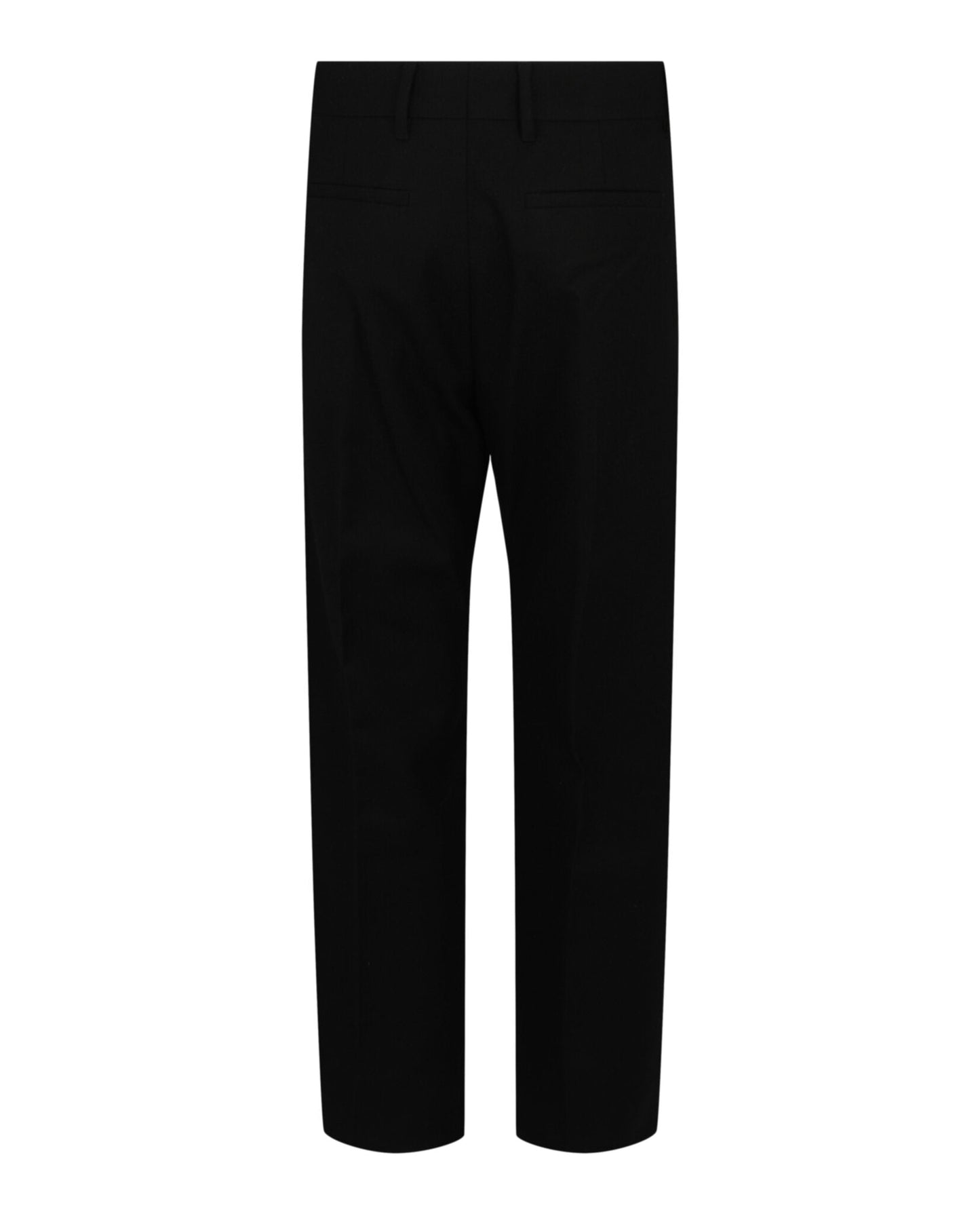 Givenchy Straight Fit Pants With Metal Clip Closure