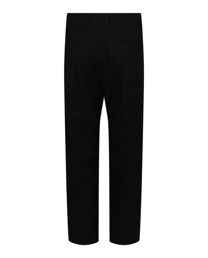 Givenchy Straight Fit Pants With Metal Clip Closure