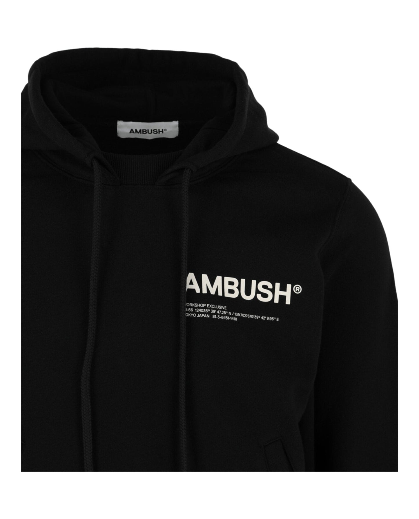 AMBUSH WKSP Logo-Print Hoodie