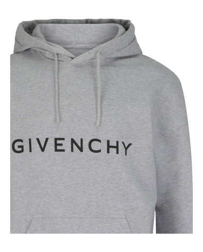 Givenchy Slim-Fit Logo Print Hoodie
