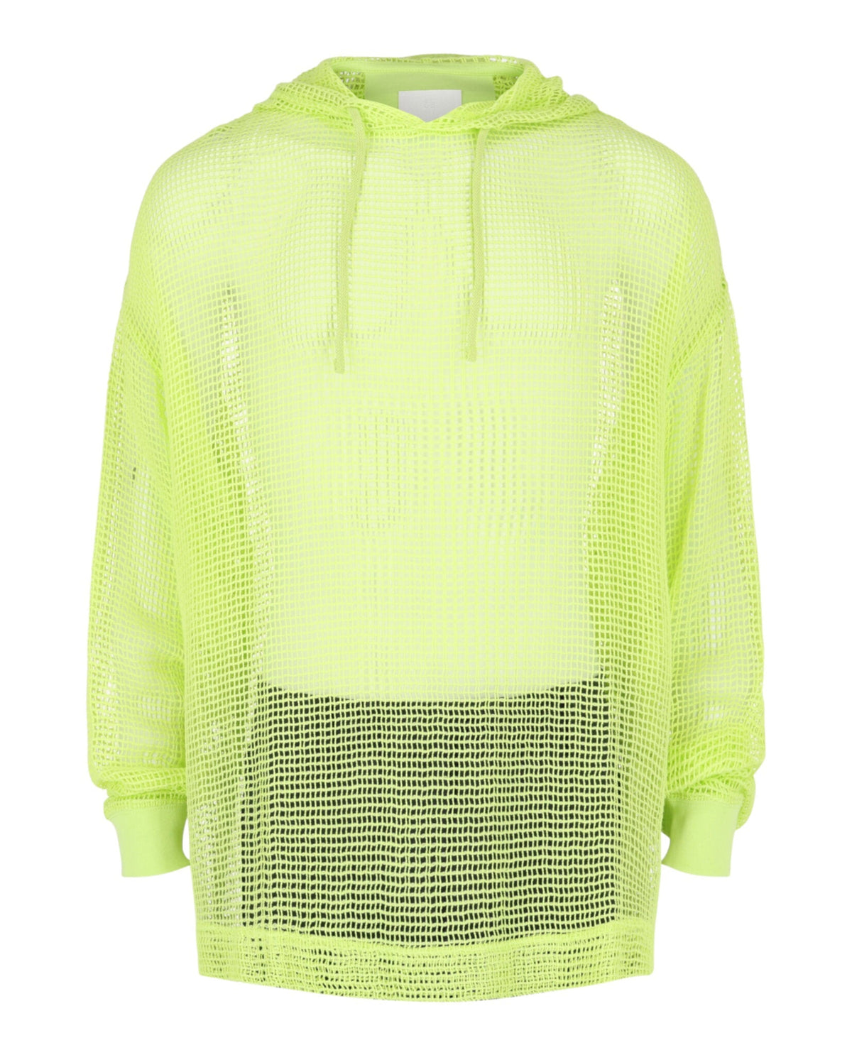 Givenchy Hooded Mesh Long Sleeve T-Shirt