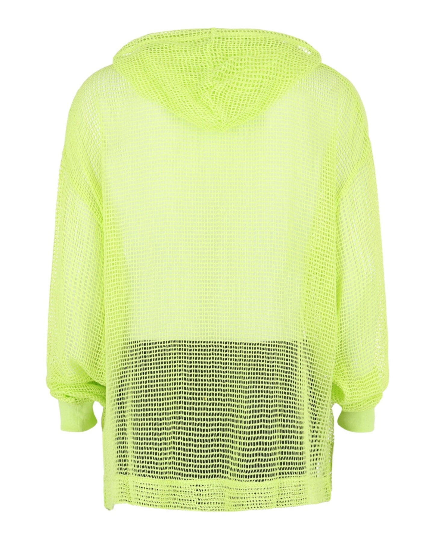 Givenchy Hooded Mesh Long Sleeve T-Shirt