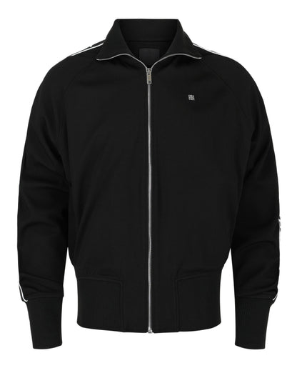 Givenchy Logo Tape Zipped Jacket